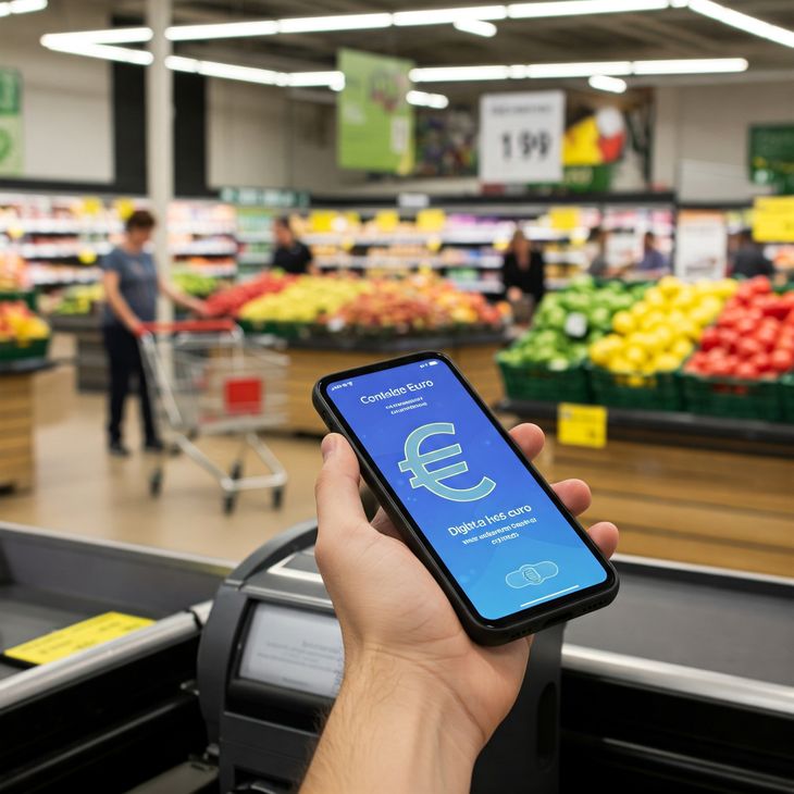 La idea es que el euro digital se complemente con otras alternativas de compra que hoy existen en el mercado. La idea es que el euro digital se complemente con otras alternativas de compra que hoy existen en el mercado.