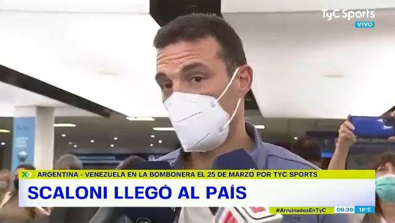 Scaloni estalló de bronca por la situación de un jugador titular