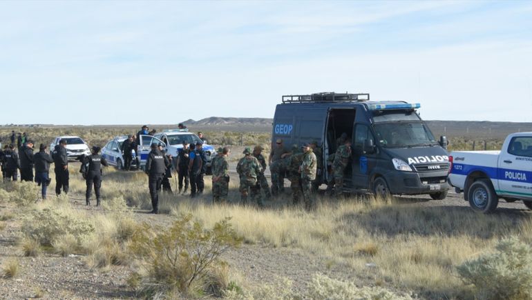 La búsqueda de Emanuel Gaiman, en la zona de Gaiman, en Chubut. La búsqueda de Emanuel Gaiman, en la zona de Gaiman, en Chubut.