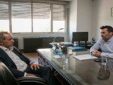 Martínez y Scioli en el encuentro en el que analizaron la veta exportadora del gas argentino.