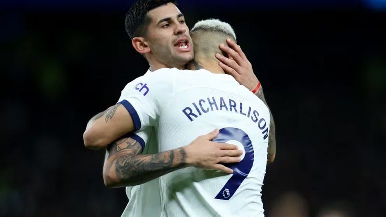 Cuti Romero y Richarlison Cuti Romero y Richarlison