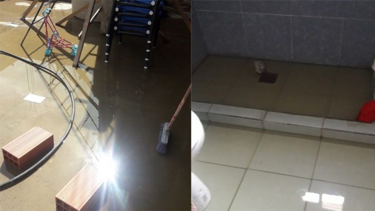 El drama de un vecino de Parque Industrial al que se le llenó la casa de desechos cloacales