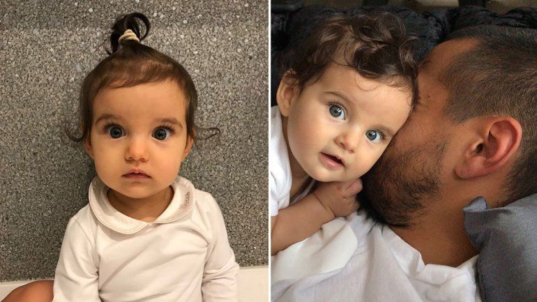 Eliana Guercio y Chiquito Romero presentaron en sociedad a su tercera hija