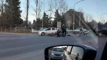 ruta 22: conductor hizo un giro indebido y provoco un choque