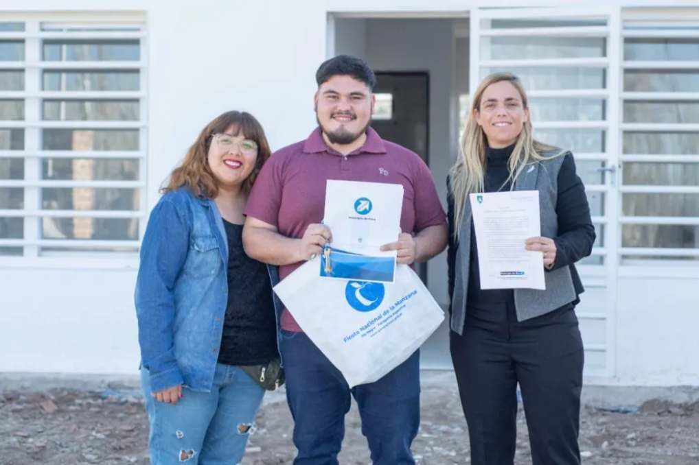 Ganó una casa en la Manzana