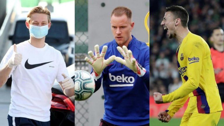 Jugadores de Barcelona que se opusieron a la reducción salarial