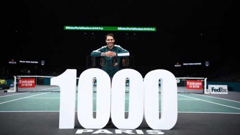 Rafael Nadal se convirtió en el cuarto hombre de la historia en obtener 1.000 victorias en ATP Tour