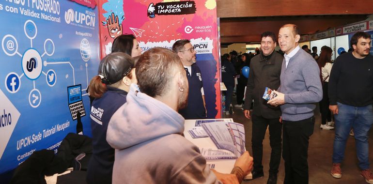 Omar Gutiérrez, en la inauguración de la Expo. Omar Gutiérrez, en la inauguración de la Expo.