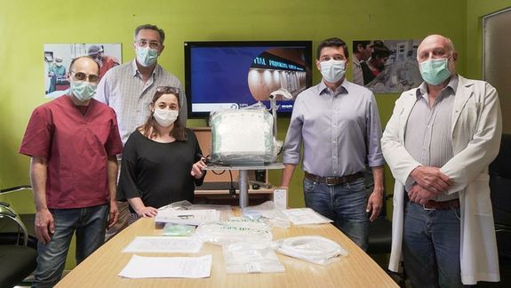 Koopmann entregó un respirador neonatal al Castro Rendón