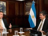 Staale Gjervik, vicepresidente senior&nbsp;en&nbsp;No Convencionales&nbsp;de&nbsp;ExxonMobil, con Sergio Lanziani, secretario de Energ&iacute;a de la Naci&oacute;n.