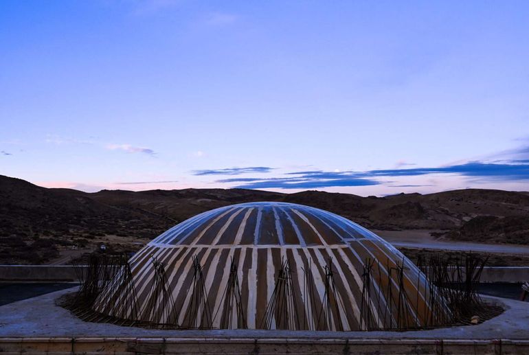 El nuevo observatorio del Parque Nacinal Patagonia, el lugar con más actividades en torno al eclipse anular de sol del 2 de octubre. 