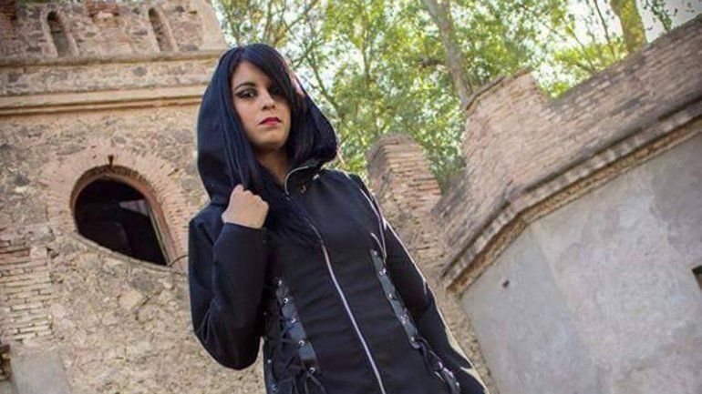 Uno de los diseños de Loren True que se presentó en el desfile.