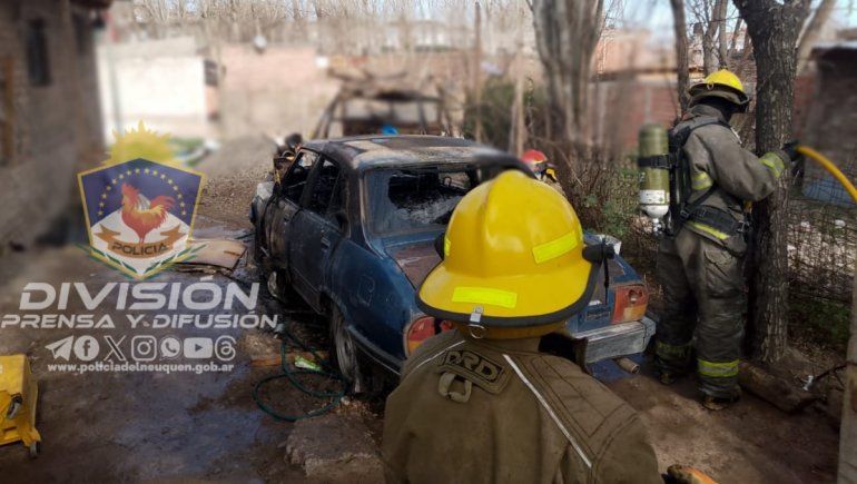 Incendio y susto en barrio toma 7 de Mayo: qué pasó