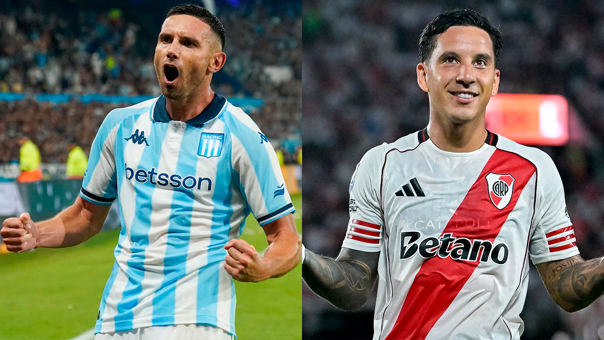 Racing vs. River: el plato fuerte del domingo.