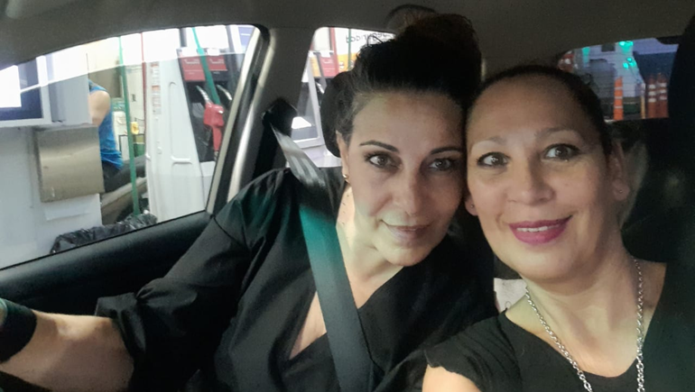 Las hermanas de riñón festejaron siete años