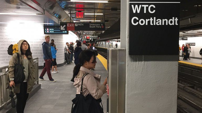 La nueva estación del World Trade Center se llama WTC Cortlandt.