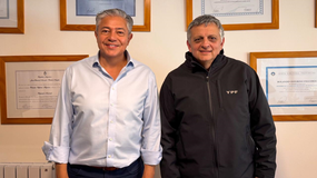 El gobernador Rolando Figueroa y el CEO de YPF, Horacio Marín.