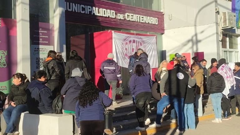 El conflicto del Sindicato de Obreros y Empleados Municipales de Centenario (SOEMC).