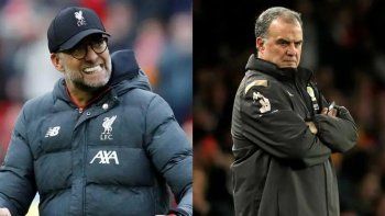 Klopp y Bielsa, antes del partido de mañana. Klopp y Bielsa, antes del partido de mañana.