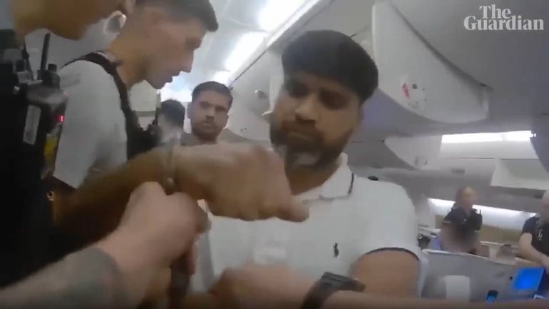 Momento de detención del padre de la nena de 10 años asesinada. Momento de detención del padre de la nena de 10 años asesinada.