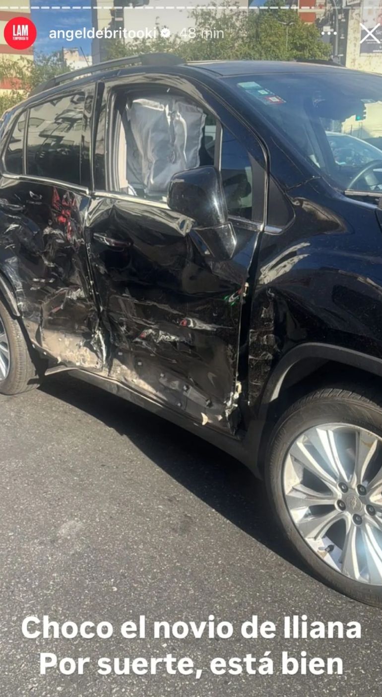 El accidente que sufrió el novio de Iliana Calabró El accidente que sufrió el novio de Iliana Calabró