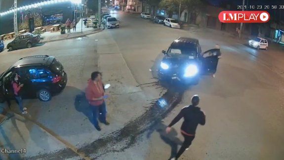 Así fue atropellado el comerciante de Barrio Nuevo