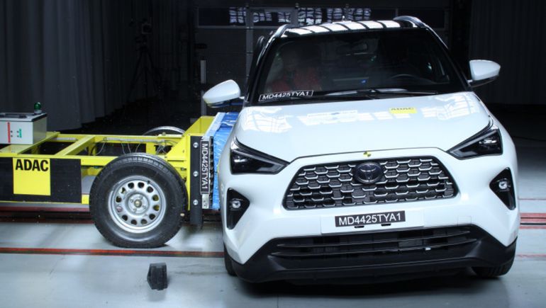 Prueba de choque del Toyota Yaris Cross. Prueba de choque del Toyota Yaris Cross.