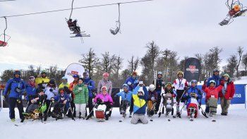 atletas con discapacidad compitieron en chapelco