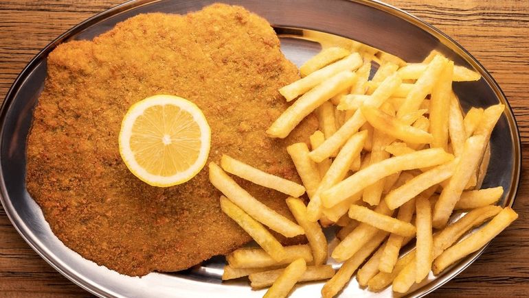 Milanesas con fritas. Un clásico riquísimo.