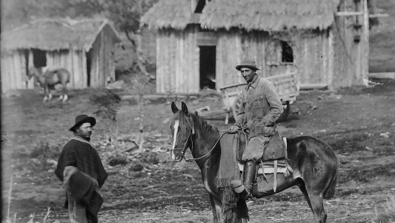 Otra instantánea que tomó Emilio Fix en su rancho (Archivo: familia Vitale)