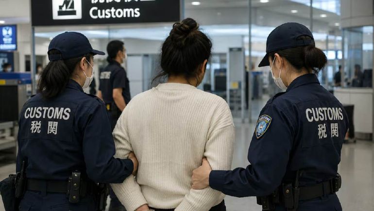 La mujer levantó las sospechas de las autoridades japonesas que la investigaron y descubrieron que llevaba casi un kilo de coaína en su cuerpo.