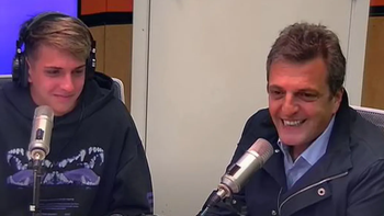 futbol, asado y familia: la charla intima de massa junto a su hijo futbol, asado y familia: la charla intima de massa junto a su hijo