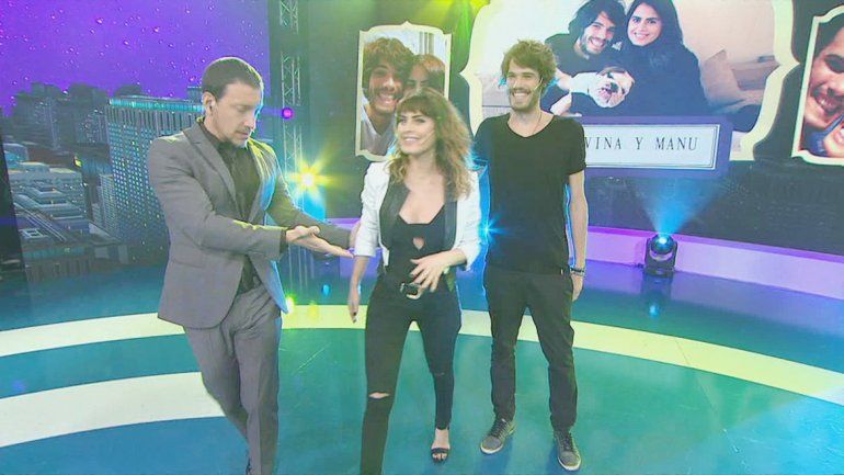 La modelo participó con su novio del programa Como anillo al dedo.