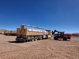 Operativo Multimodal en el C14: Despacho Continuo de 1.500 Toneladas a la Puna Salteña. Foto: Trenes ARgentinos Cargas Operativo Multimodal en el C14: Despacho Continuo de 1.500 Toneladas a la Puna Salteña. Foto: Trenes ARgentinos Cargas