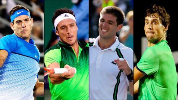 Juan Martín Del Potro, Juan Mónaco, Federico Delbonis y Guido Pella&nbsp;irán a Río 2016.