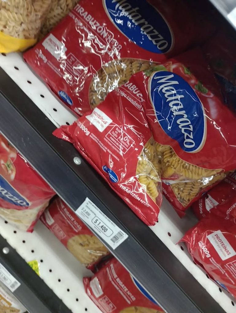 El irrisorio precio de los fideos preocupa en Argentina. El irrisorio precio de los fideos preocupa en Argentina.