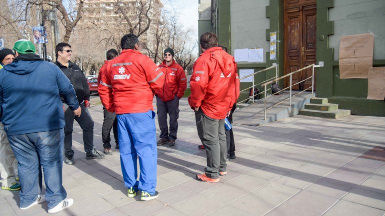 El SIEN reclamó por condiciones laborales en Casa de Gobierno