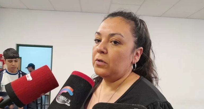 Alejandra Beroíza, madre del joven asesinado a puñaladas en Santa Cruz. Alejandra Beroíza, madre del joven asesinado a puñaladas en Santa Cruz.