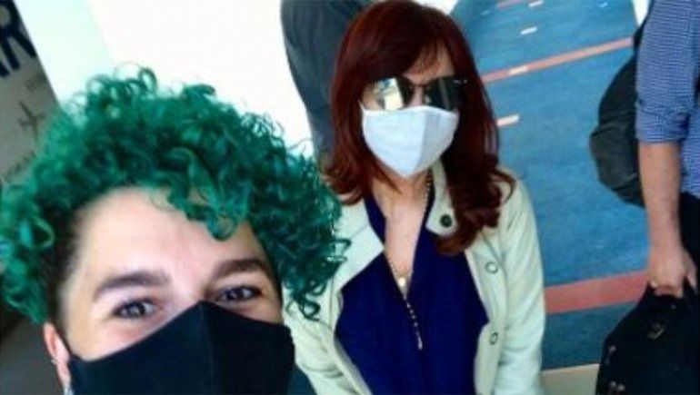 Así vistió Cristina Kirchner este fin de semana | Foto vía Twitter