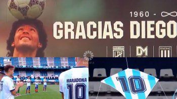 Los homenajes de la fecha comenzaron en la cancha de Racing. Los homenajes de la fecha comenzaron en la cancha de Racing.