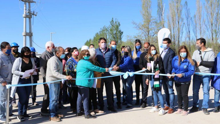 Gaido inauguró junto a Gutiérrez las obras de apertura de la calle Saavedra