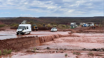Varias rutas quedaron afectadas tras un temporal. Varias rutas quedaron afectadas tras un temporal.