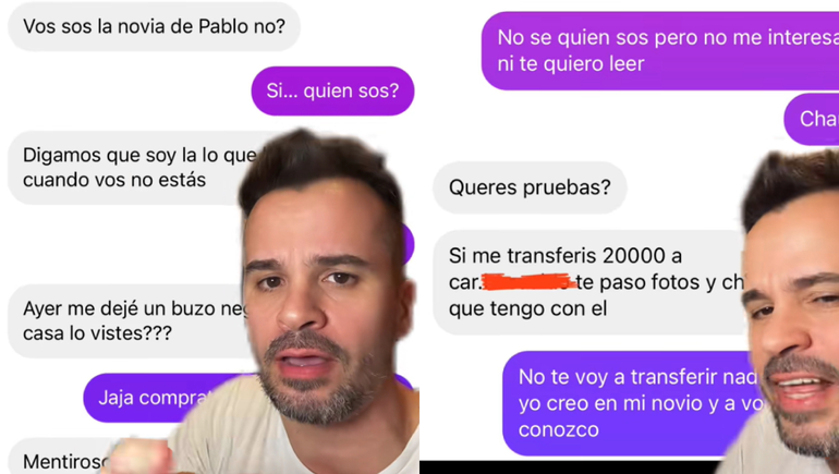 Le hizo pisar el palito a su novia y la conversación se hizo viral: Deberías confiar más en tu novio