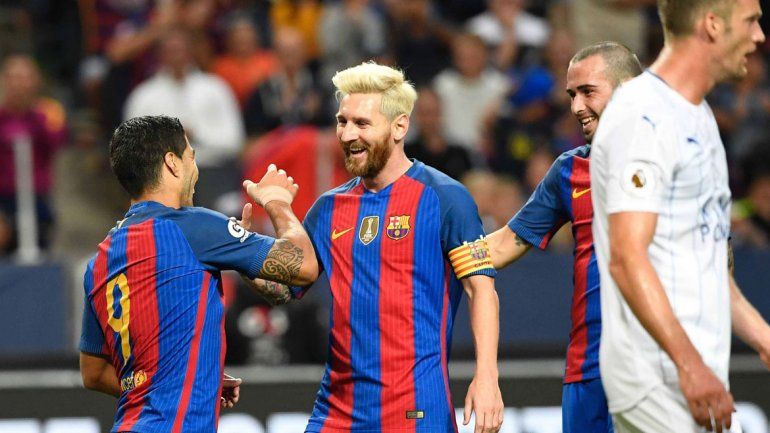 Messi dio una genial asistencia. Cristiano la pasa bomba con su novia.