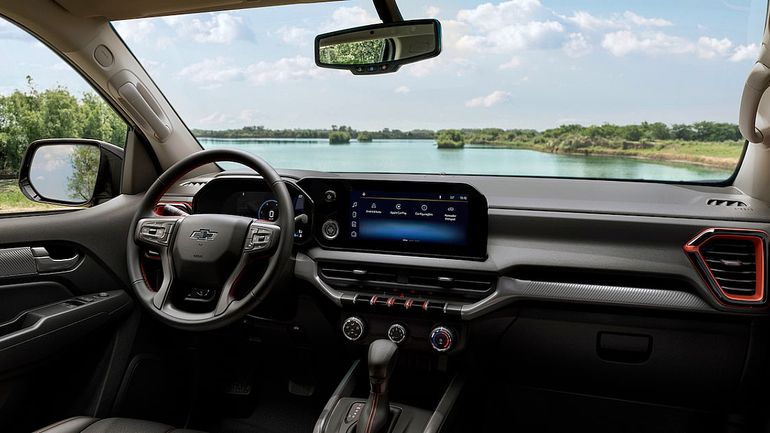 Chevrolet S10: así es su interior. Chevrolet S10: así es su interior.