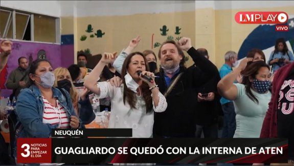Guagliardo se quedó con la interna de ATEN