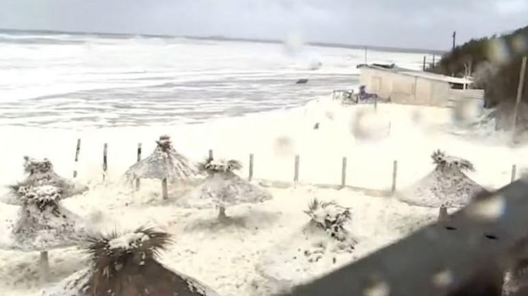 El extraño fenómeno se registró en la Costa Atlántica