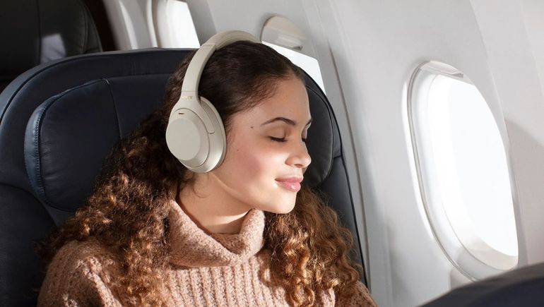 Escuchar música en el vuelo