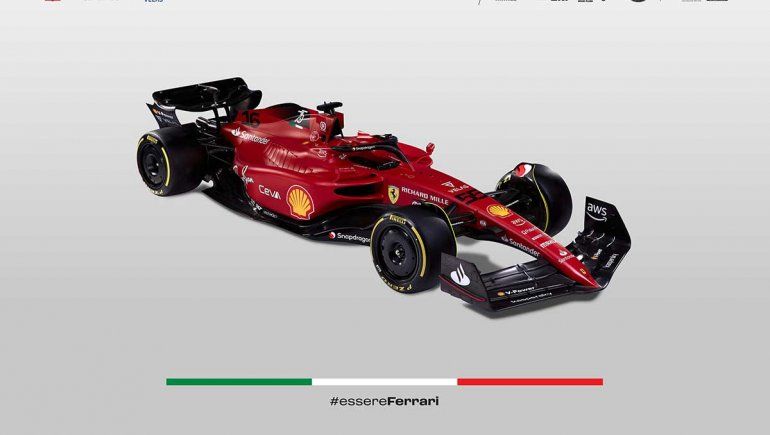 Ferrari presentó su monoplaza la temporada 2022 de la Fórmula 1