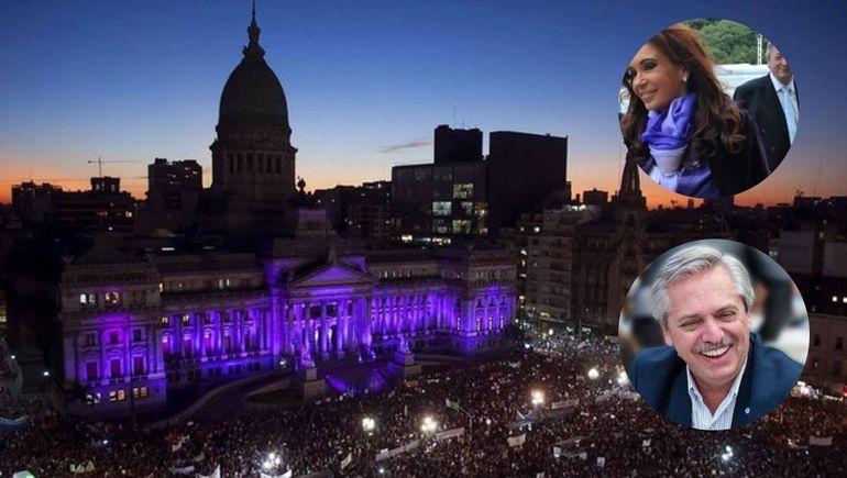 Cuáles fueron los mensajes de Alberto y Cristina sobre el #8M